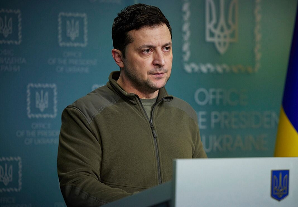 Ukrainian President Volodymyr Zelensky 