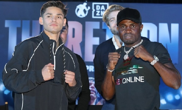 Richard Commey (right) is aiming to beat Ryan Garcia on April 9