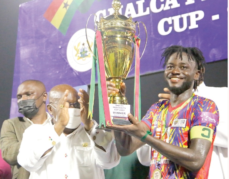 Hearts win President's Cup with late Razak strike