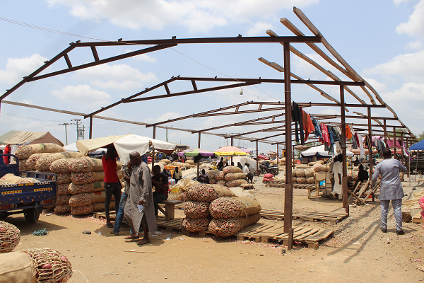  Onion traders are demanding more of such facilities at the market. Pictures: ESTHER ADJORKOR ADJEI