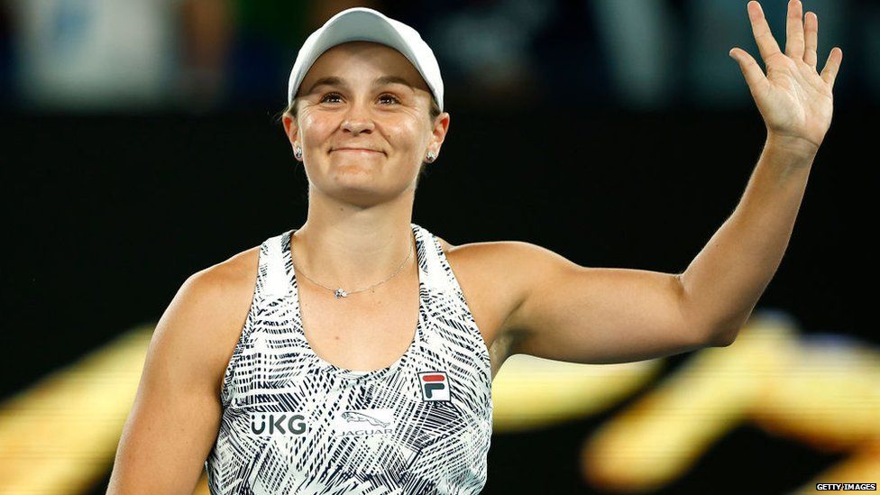 World number one tennis player Ashleigh Barty