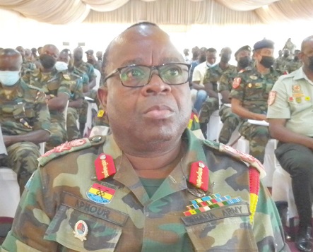 Brigadier-General Joseph Aphour — the General Officer Commanding the Central Command