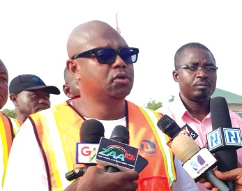 Mr Sule Salifu, MCE of Tamale, speaking to the media after the exercise
