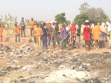 Wa schoolchildren embark on clean-up exercise 