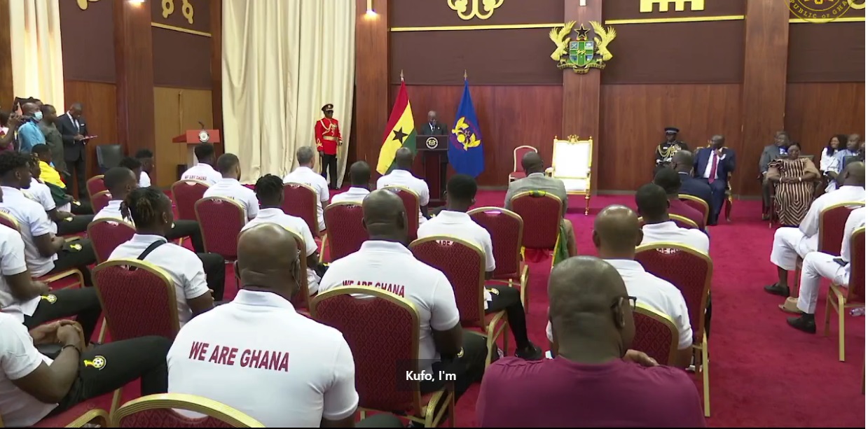 President Akufo-Addo meets gallant Black Stars