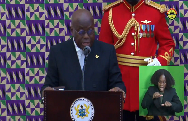 Full Address: Prez Akufo-Addo's Message on the State of the Nation in 2022