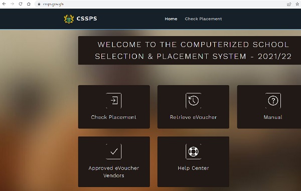How to access the 2021/2022 Computerized School Selection and Placement system