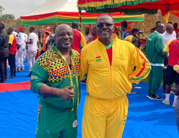 Mr Kwab Asamoah and Dr Kwaku Fosu Asare LOC Chairman