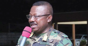 Vice Admiral Seth Amoama, the Chief of the Defence Staff, addressing his colleague CDSs from the ECOWAS Region at the ceremony. Picture: DELLA RUSSEL OCLOO
