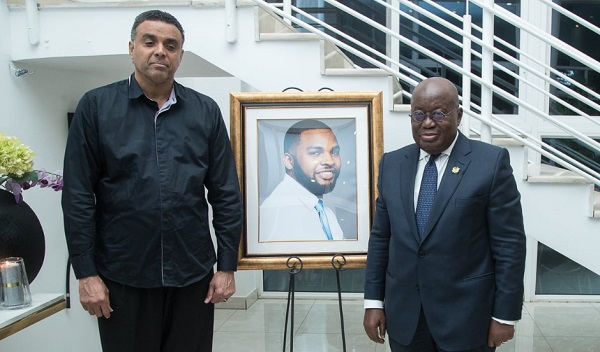 PHOTOS: Prez Akufo-Addo consoles Dag Heward-Mills' over son's death