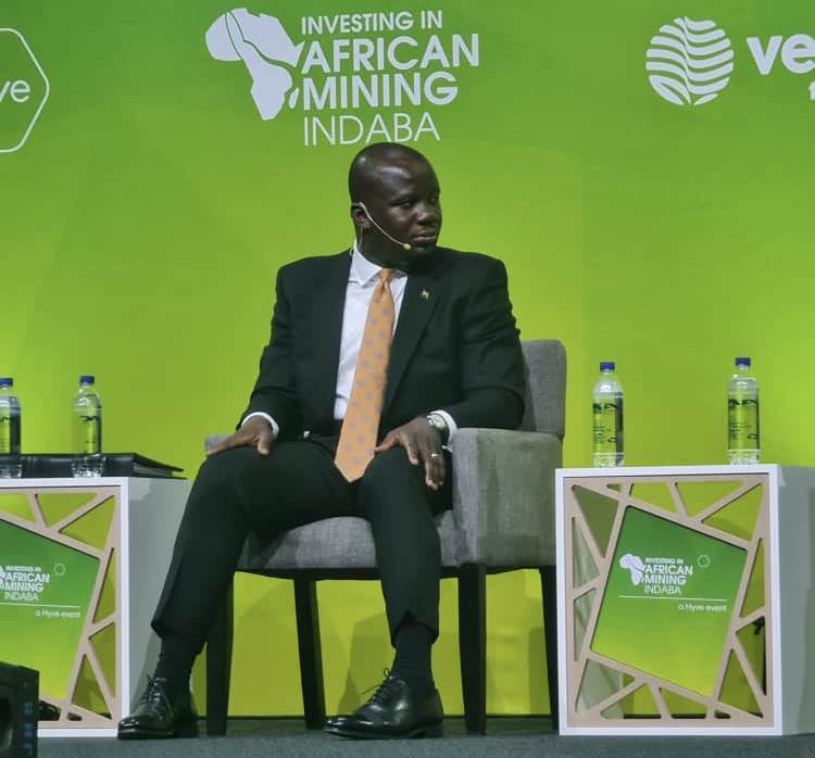  Samuel Abu Jinapor, Minister of Lands and Natural Resources, addressing participants in the African Mining Indaba 2022