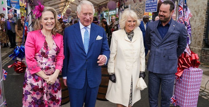 Charles and Camilla join 'Eastenders' for Jubilee episode