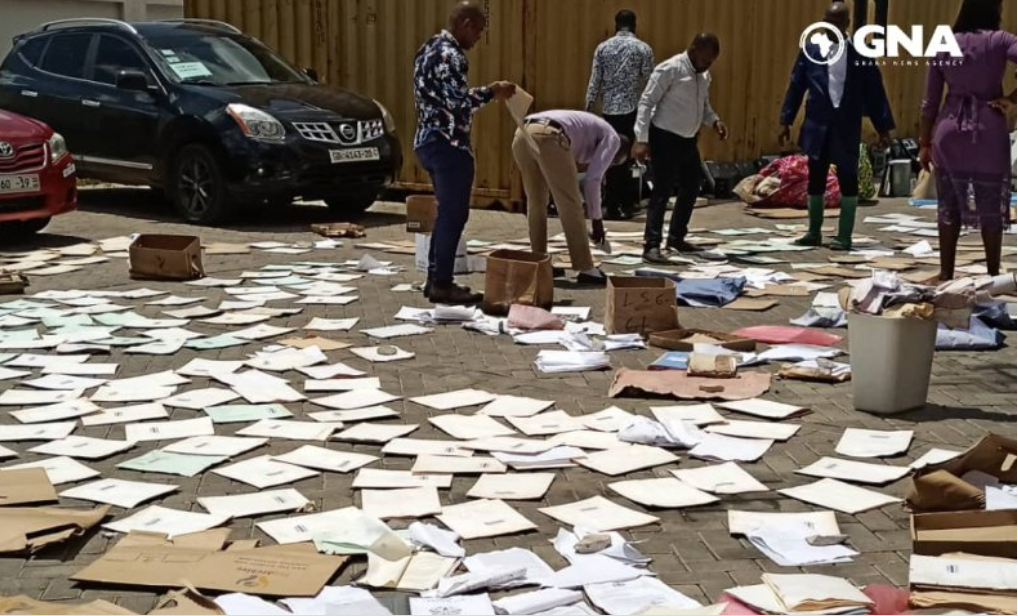 Floodwater destroys documents at Lands Commission