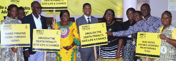 Amnesty International kicks against capital punishment