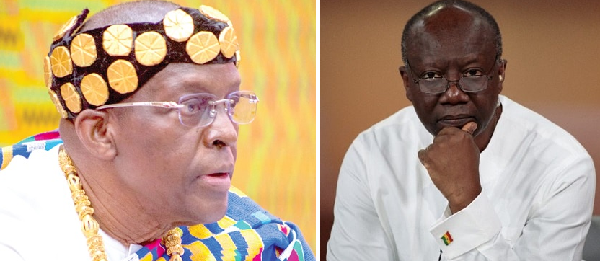 Alban Sumana Kingsford Bagbin — Speaker of Parliament and Ken Ofori-Atta — Minister of Finance