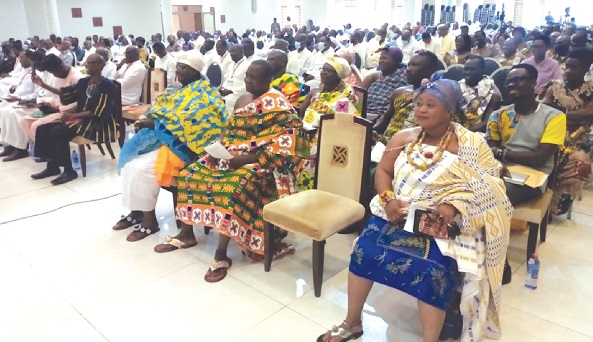 A section of the participants at the opening ceremony of the GCBC in Sunyani. A section of the participants at the opening ceremony of the GCBC in Sunyani.