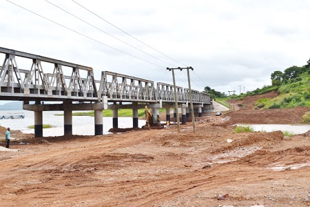The Agbnenoxoe-Dafor Bridge under construction