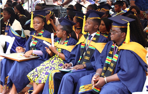 A section of the congregation at the ceremony. Picture: ELVIS NII NOI DOWUONA