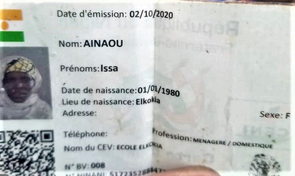 A travelling document of one of the beggars. Picture: Suleiman Mustapha A travelling document of one of the beggars. Picture: Suleiman Mustapha