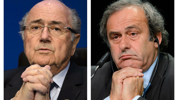 Former FIFA president Sepp Blatter (L) and ex-UEFA chief Michel Platini (R) will go on trial Wednesday in Switzerland STF AFP/File