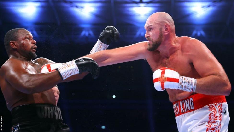 Whyte had no answer to Fury's punching power