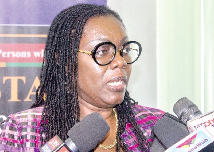 Ursula Owusu-Ekuful, Minister of Communications and Digitalisation. Picture: ERNEST KODZI