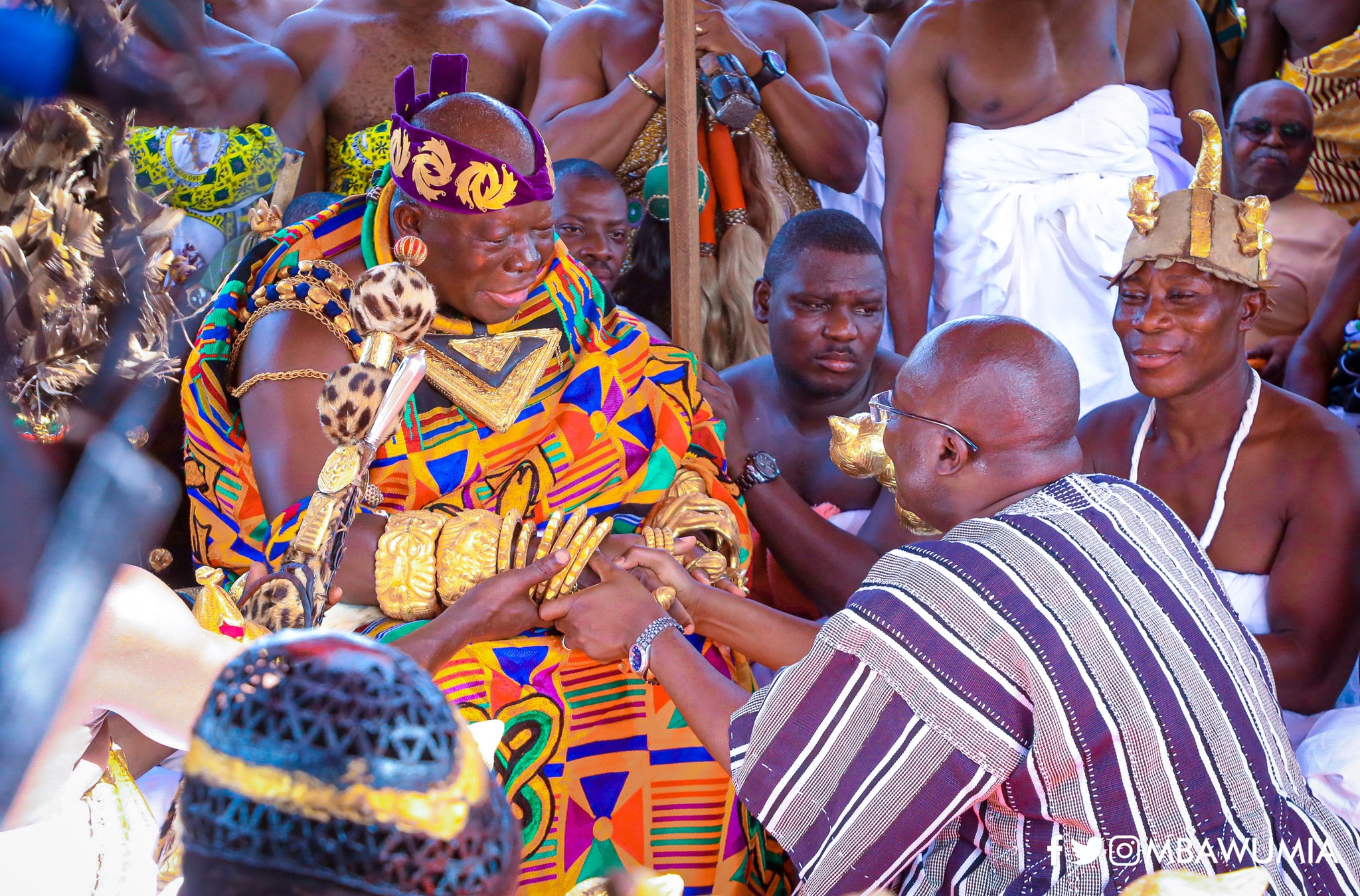 Hogbetsotso: Bawumia commends Asantehene for historic appearance