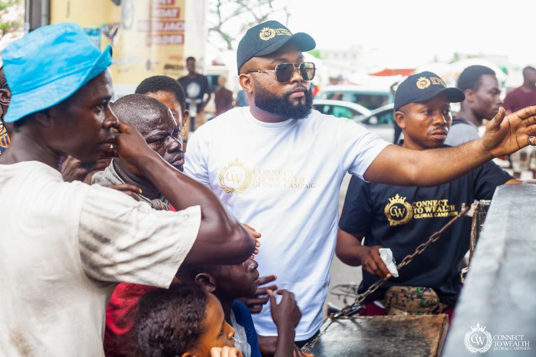 Dr. Anarfi feeds over 5,000 people on the street