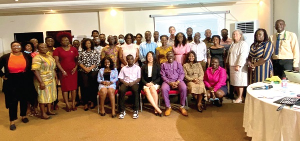The participants with the facilitators from FLIP Verite and Global March Africa on Child Labour
