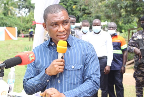The Deputy Minister of Lands and Natural Resources in charge of Mines, George Mireku Duker