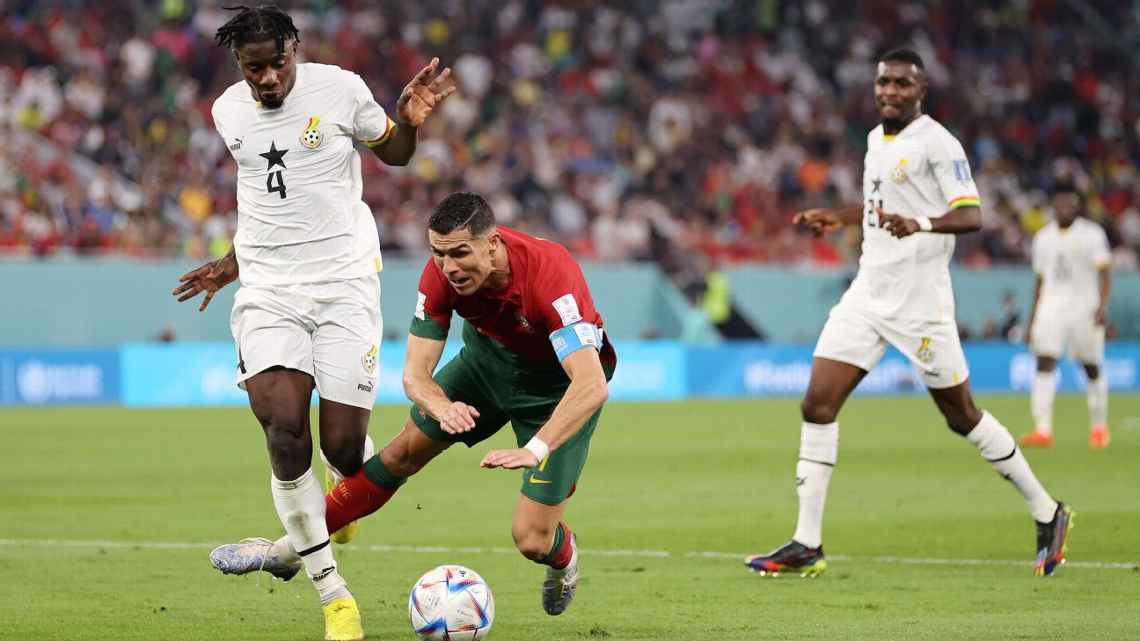 Why Cristiano Ronaldo's penalty for Portugal vs. Ghana didn't go to a full VAR review