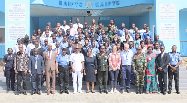 The participants in a group photograph with the dignitaries, including Ms Jansen. Picture: DELLA RUSSEL OCLOO