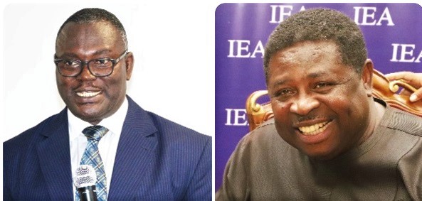 Dr Abdallah Ali-Nakyea, a tax expert and Dr Michael Abu Sakara Foster, an agronomist and soil scientist