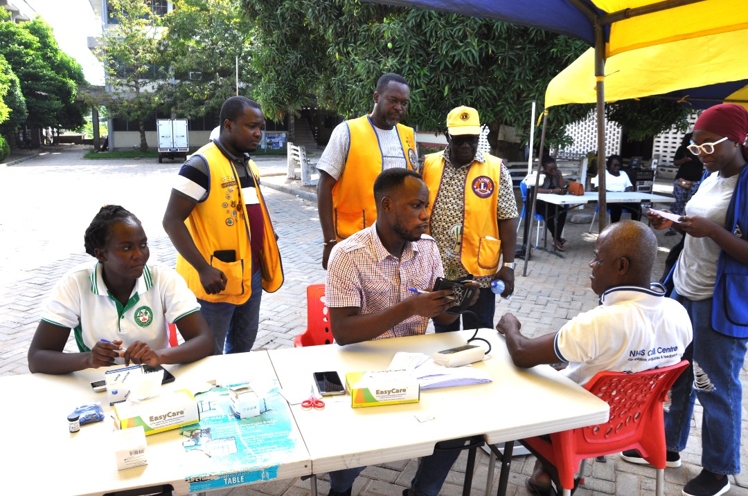 Lions Clubs District 418 hold diabetes screening in Keta