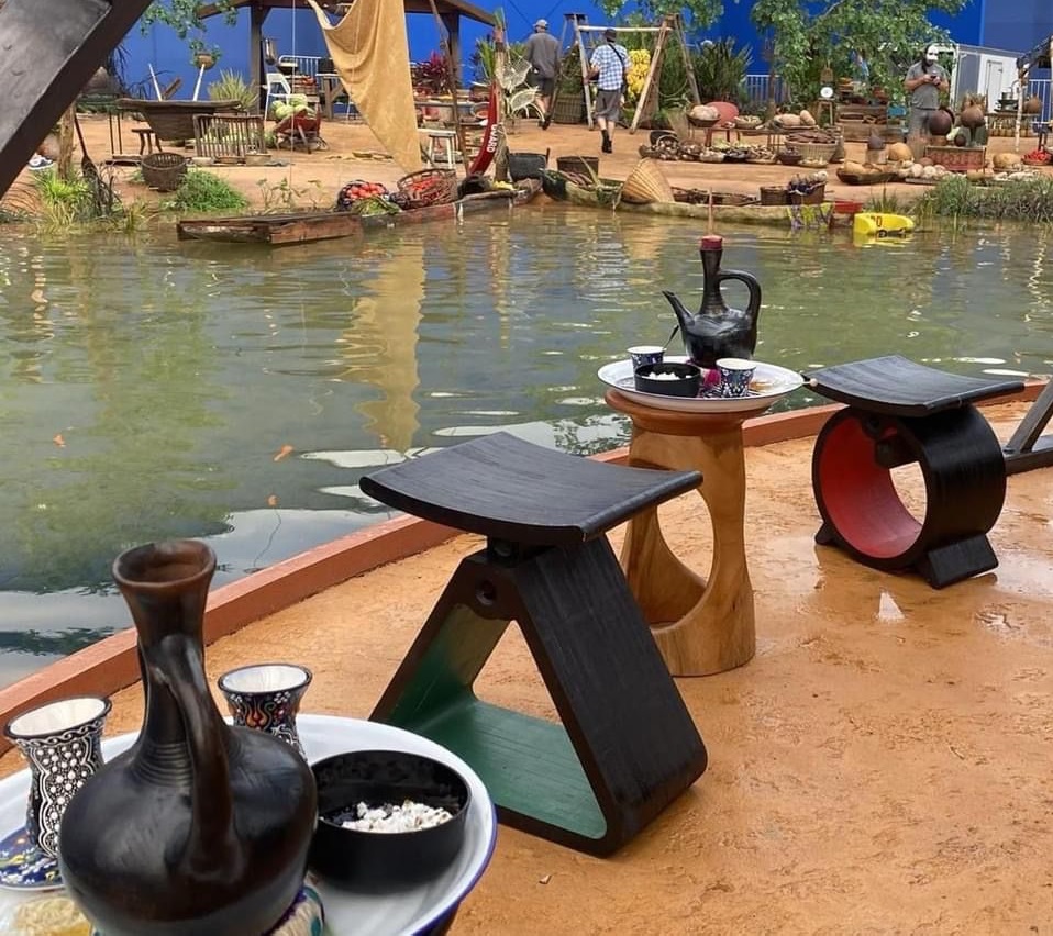 Ghanaian furniture design Tekura featured in Black Panther movie