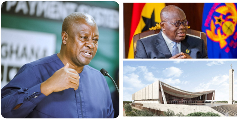 Public funding of National Cathedral must stop - John Mahama