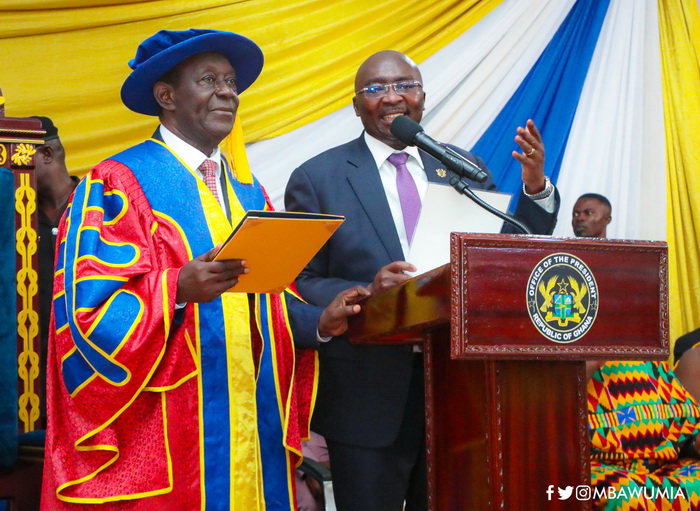 Bawumia eulogises ‘outstanding statesman’ Dr. Addo Kufuor as new Chancellor of KTU