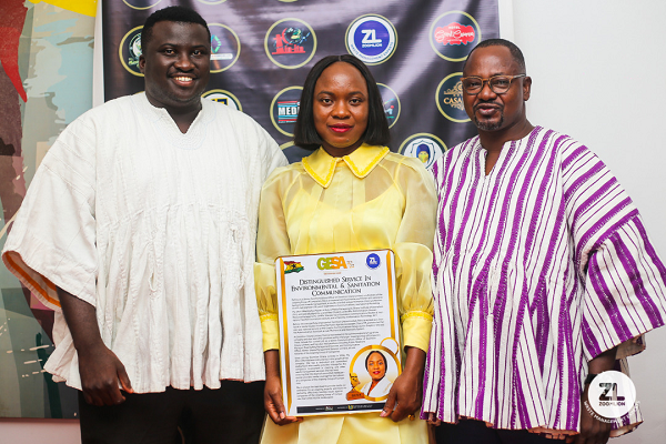 Patricia Ofori-Atta of Zoomlion receives Ghana Environmental Sanitation award