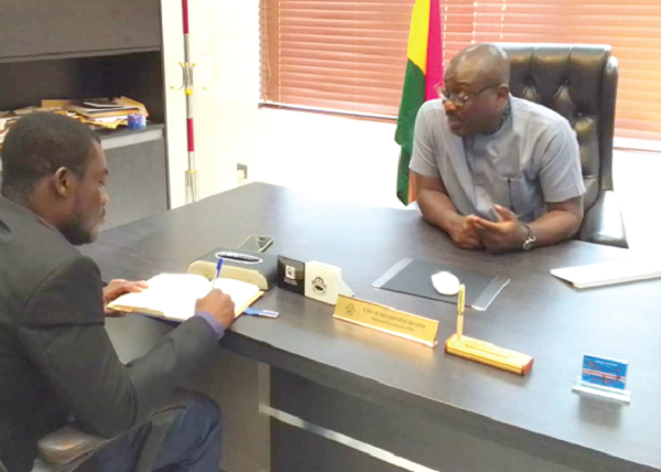 Yaw Acheampong Boafo — National President, Ghana Bar Association, speaking with Ebo Hawkson