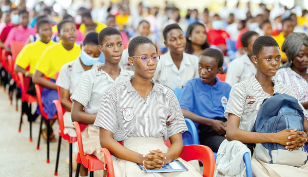 Students of the West Africa SHS in Accra