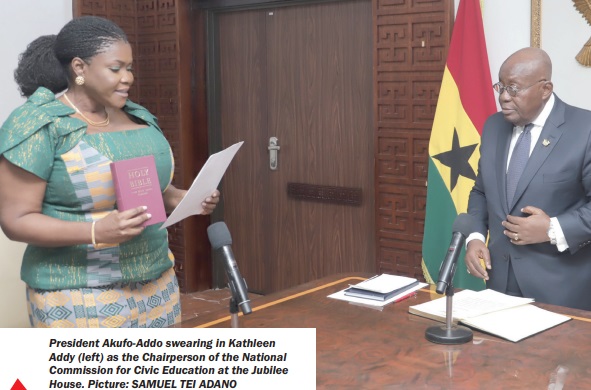 Kathleen Addy assumes office as NCCE Chairperson