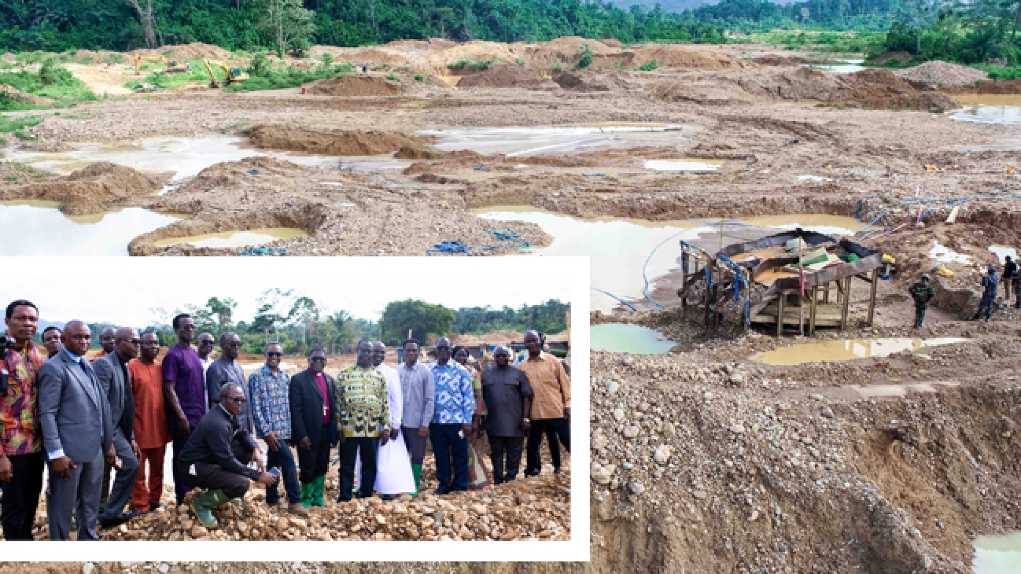 Christian leaders to petition govt over galamsey after fact finding tour (VIDEO) - Vimarsana News
