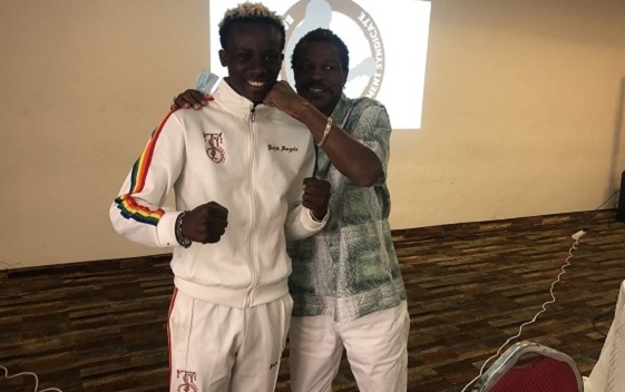Ike Quartey (right) is confident of turning Samuel Takyi into a world champion