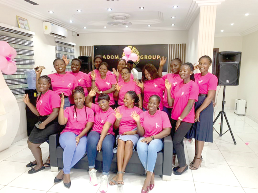 Adom City Estate observes Breast Cancer Screening month - Graphic Online
