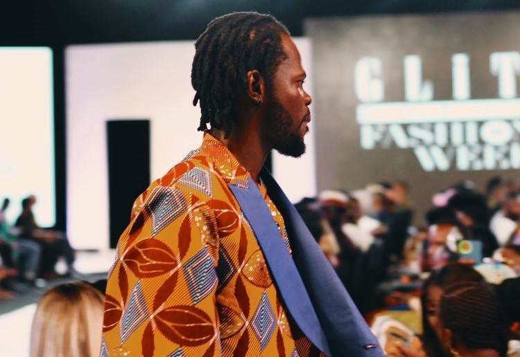 Fameye walks the runway at Glitz Africa Fashion Weekend