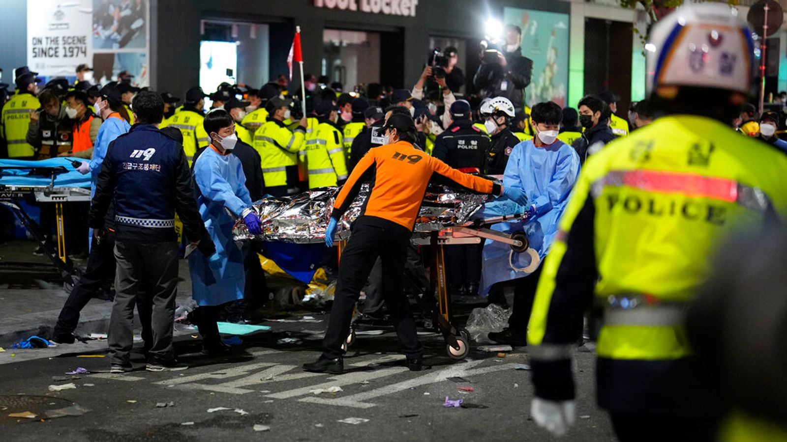 South Korea declares national period of mourning after Halloween crowd crush kills 153