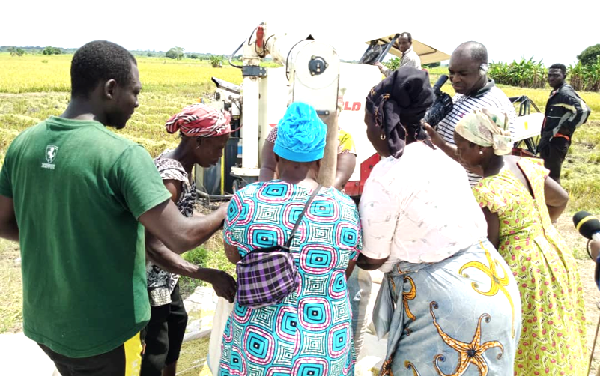 Mechanisation services for women in Weta, Ketu North