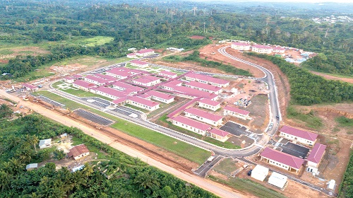 An aerial view of the Twifo Atti Morkwa District Hospital at Twifo Praso An aerial view of the Twifo Atti Morkwa District Hospital at Twifo Praso