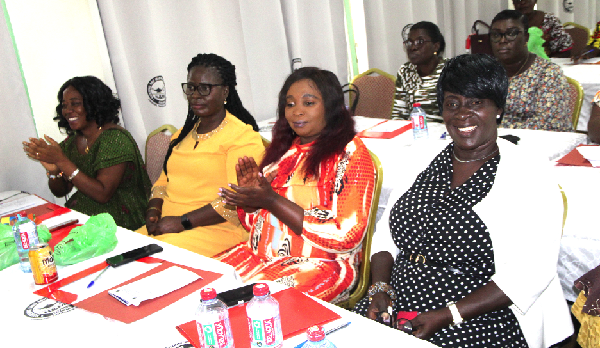 •Members at the nation wide training of women in local leadership at the nurses and midwifery council in Accra. Picture: ESTHER ADJORKOR ADJEI