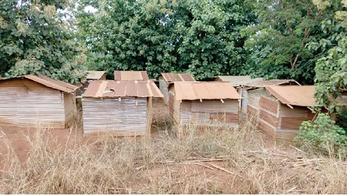  Some of the speculative structures which were hurriedly constructed after the area was declared a mining concession
